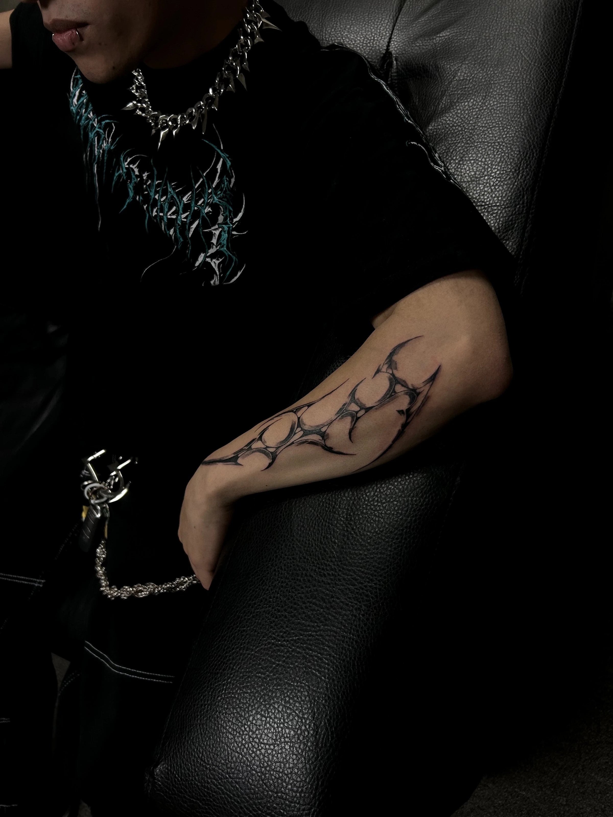 Cybersigilism forearm tattoo